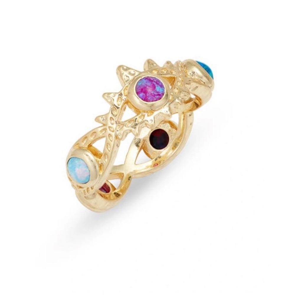 Kendra Scott Gold Ring with Multicolor Stones